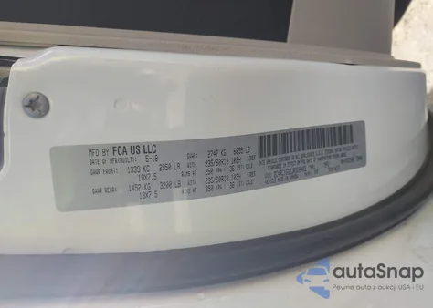 2018 Chrysler Pacifica Limited from USA, damaged, VIN 2C4RC1GG2JR320483